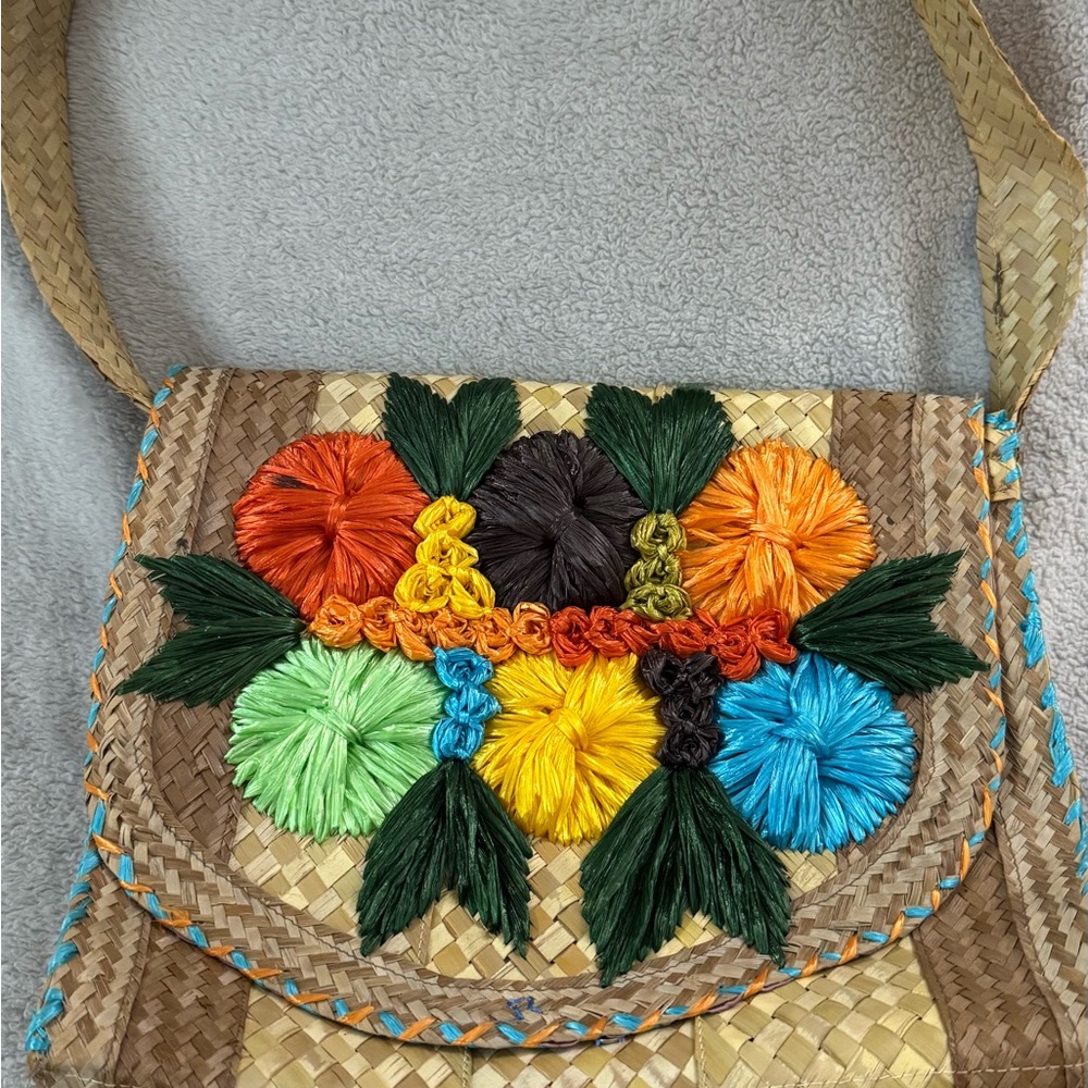 Colorful Straw Women Bag